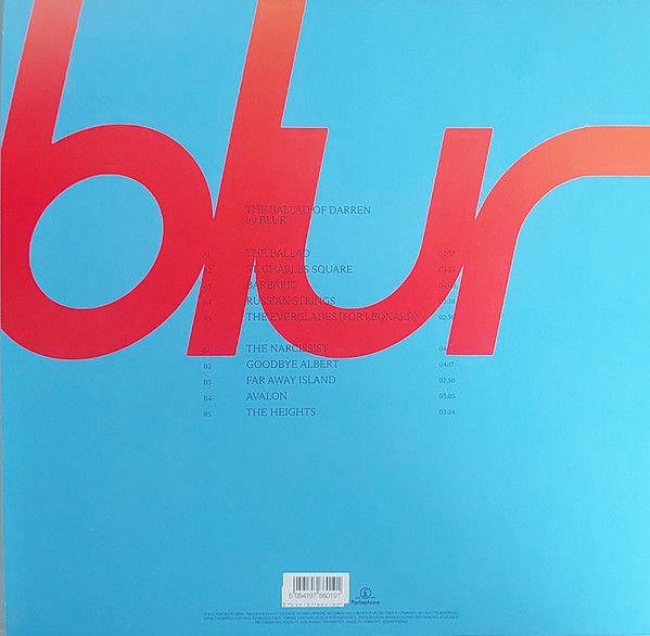 BLUR - THE BALLAD OF DARREN (2023) - LP SIFIR PLAK