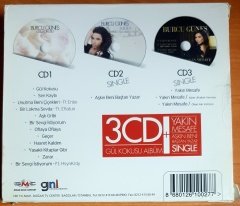 BURCU GÜNEŞ - GÜL KOKUSU ALBÜM + YAKIN MESAFE, AŞKIN BENİ BAŞTAN YAZAR SINGLE - 3CD 2.EL