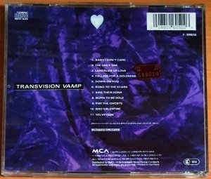 TRANSVISION VAMP - VELVETEEN (1989) - CD 2.EL