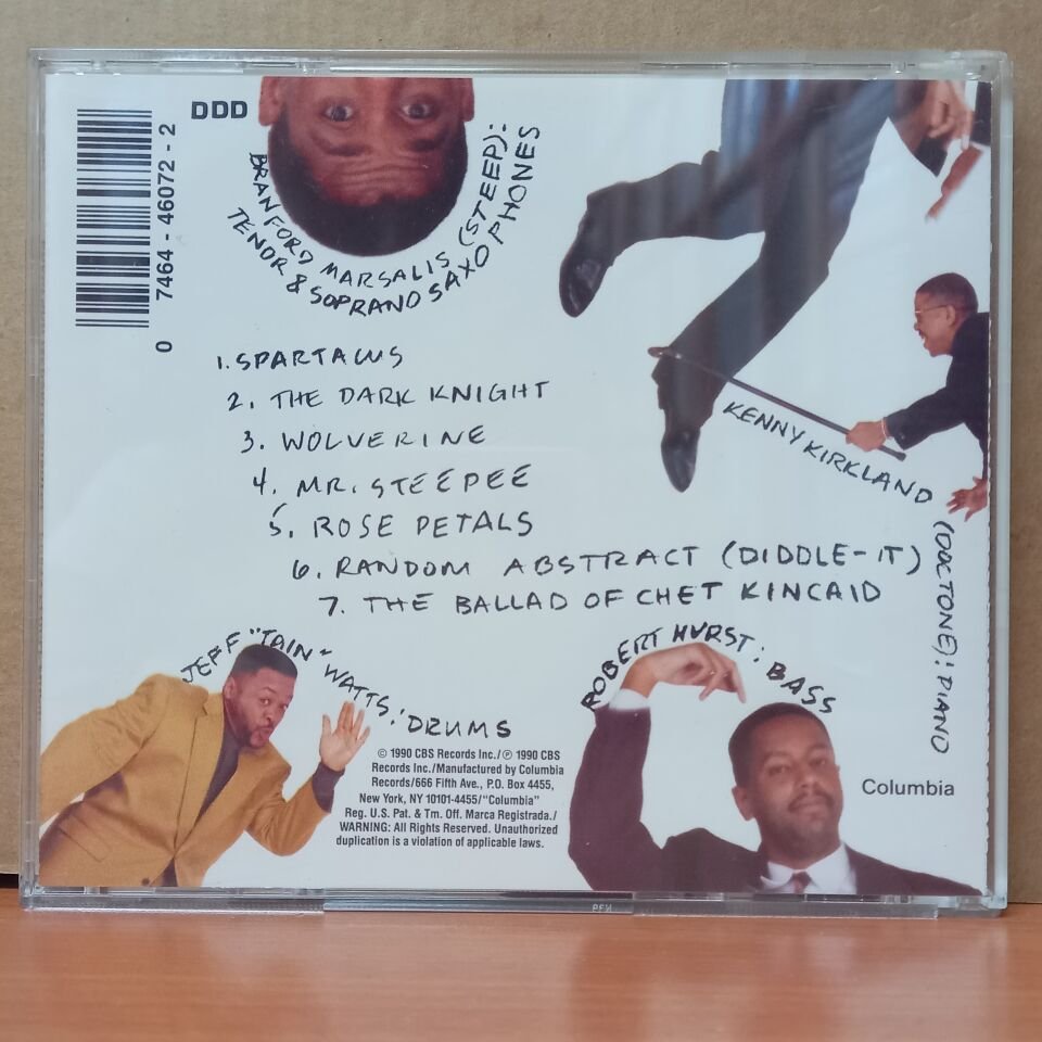 BRANFORD MARSALIS QUARTET - CRAZY PEOPLE MUSIC (1990) - CD 2.EL