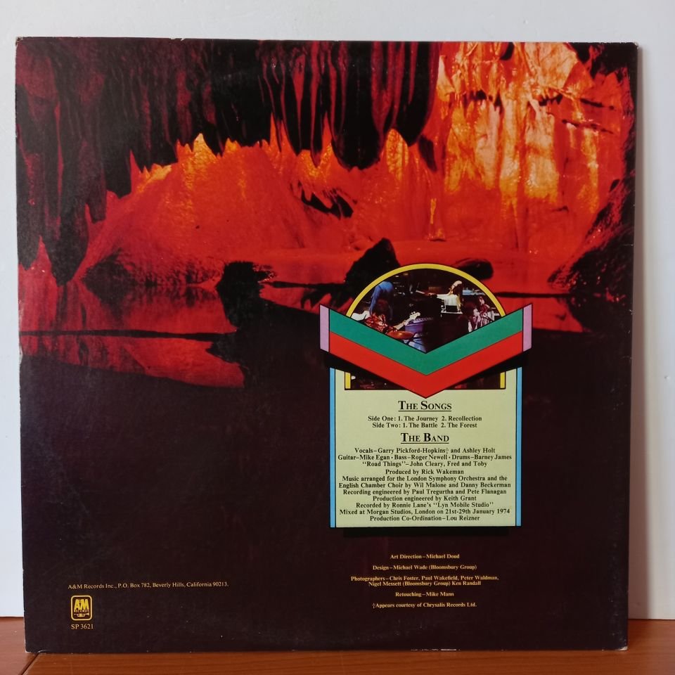 RICK WAKEMAN – JOURNEY TO THE CENTRE OF THE EARTH (1974) - LP 2.EL PLAK