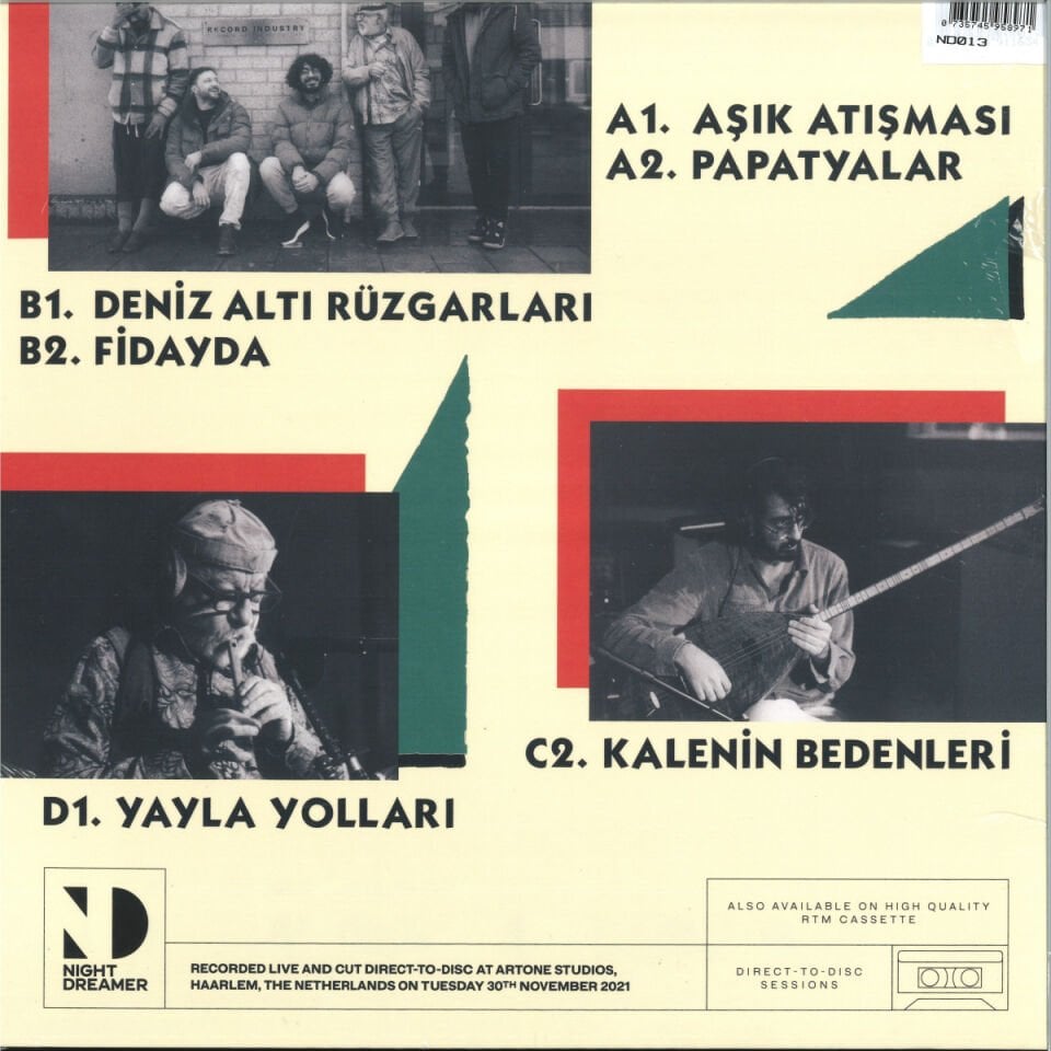 ISLANDMAN FEAT. OKAY TEMIZ AND MUHLIS BERBEROĞLU – DIRECT-TO-DISC SESSIONS (2023) - 2LP SIFIR PLAK