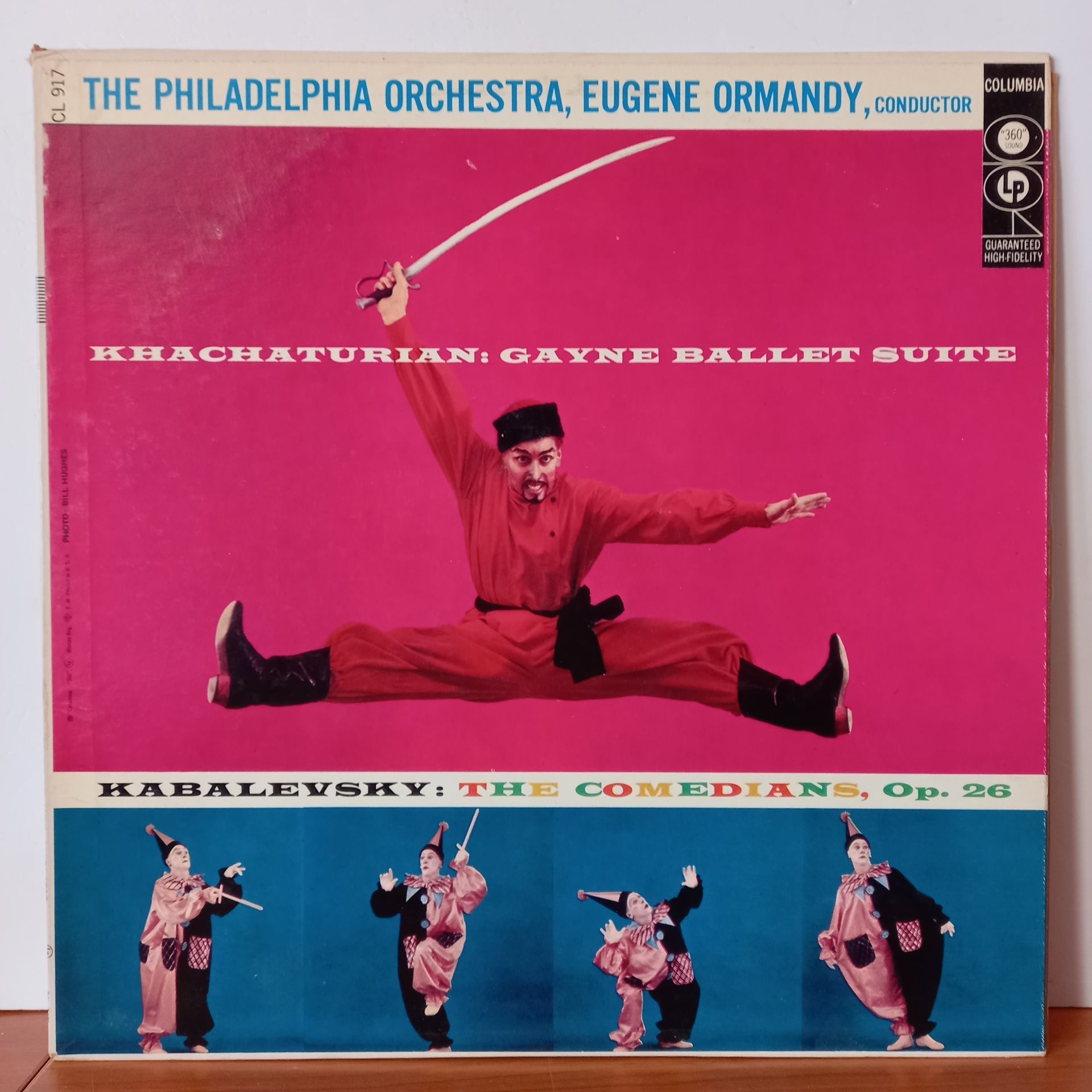 KHACHATURIAN, KABALEVSKY, THE PHILADELPHIA ORCHESTRA, EUGENE ORMANDY – GAYNE BALLET SUITE / THE COMEDIANS, OP.26 (1956) - LP 2.EL PLAK