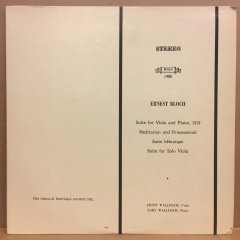ERNEST BLOCH SUITE FOR VIOLA & PIANO, MEDITATION & PROCESSIONAL 2.EL PLAK