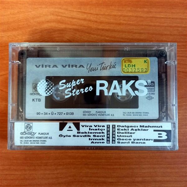 YENİ TÜRKÜ - VİRA VİRA (1990) - KASET GÖKSOY SIFIR
