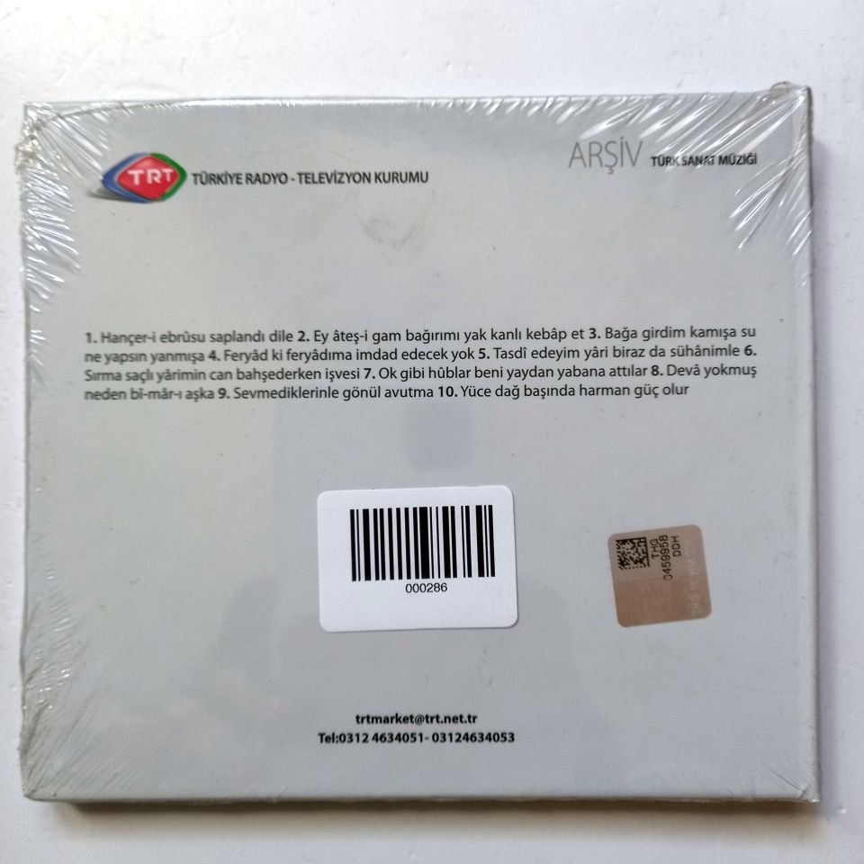 GÖKHAN SEZEN / TÜRK SANAT MÜZİĞİ / TRT ARŞİV SERİSİ 302 - CD SIFIR