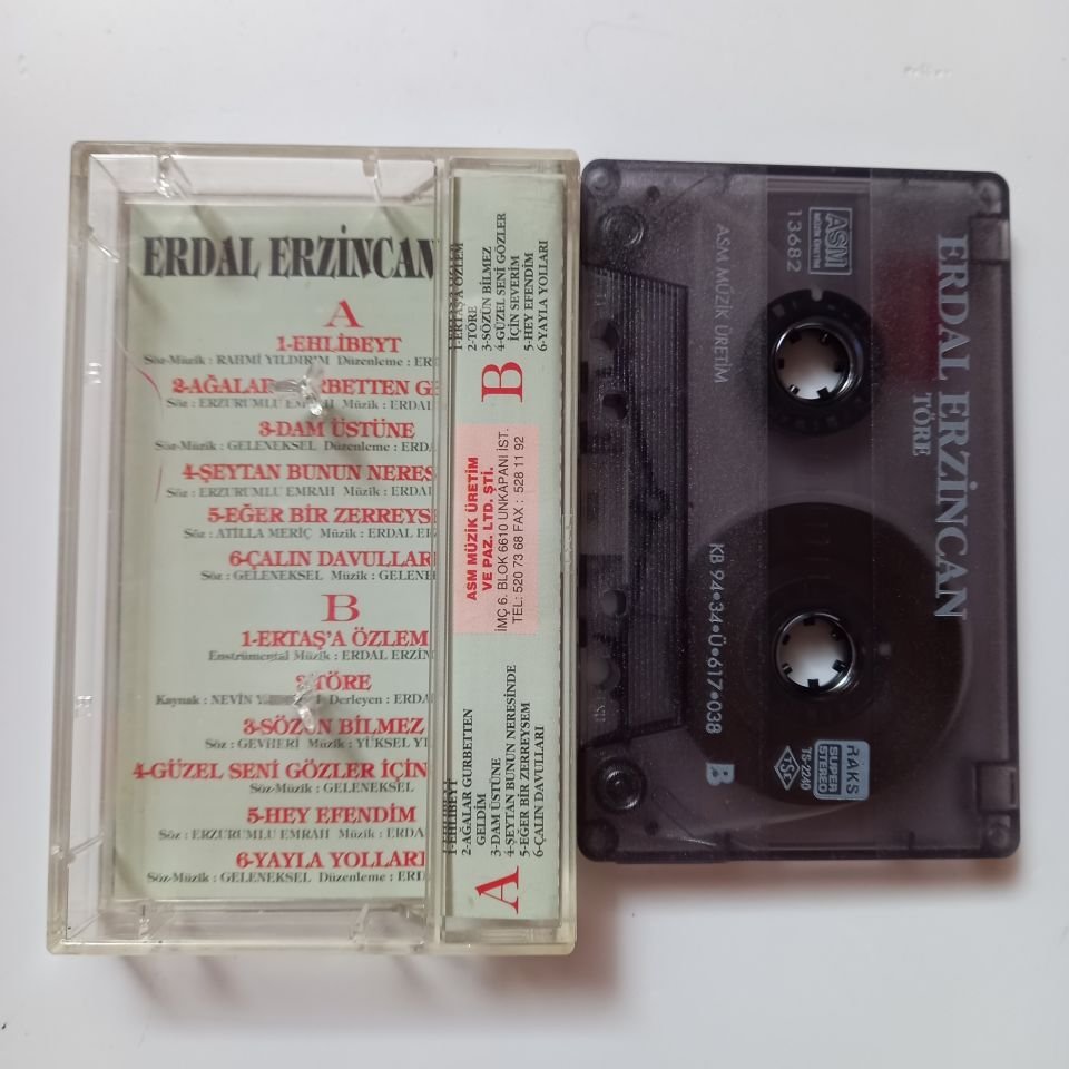 ERDAL ERZİNCAN - TÖRE (1994) - KASET 2.EL