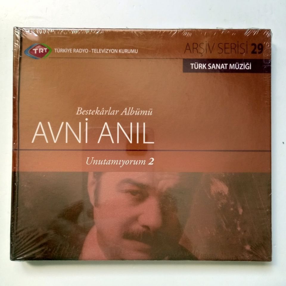 BESTEKARLAR ALBÜMÜ: AVNİ ANIL - UNUTAMIYORUM 2 / TÜRK SANAT MÜZİĞİ / TRT ARŞİV SERİSİ 29 - CD SIFIR
