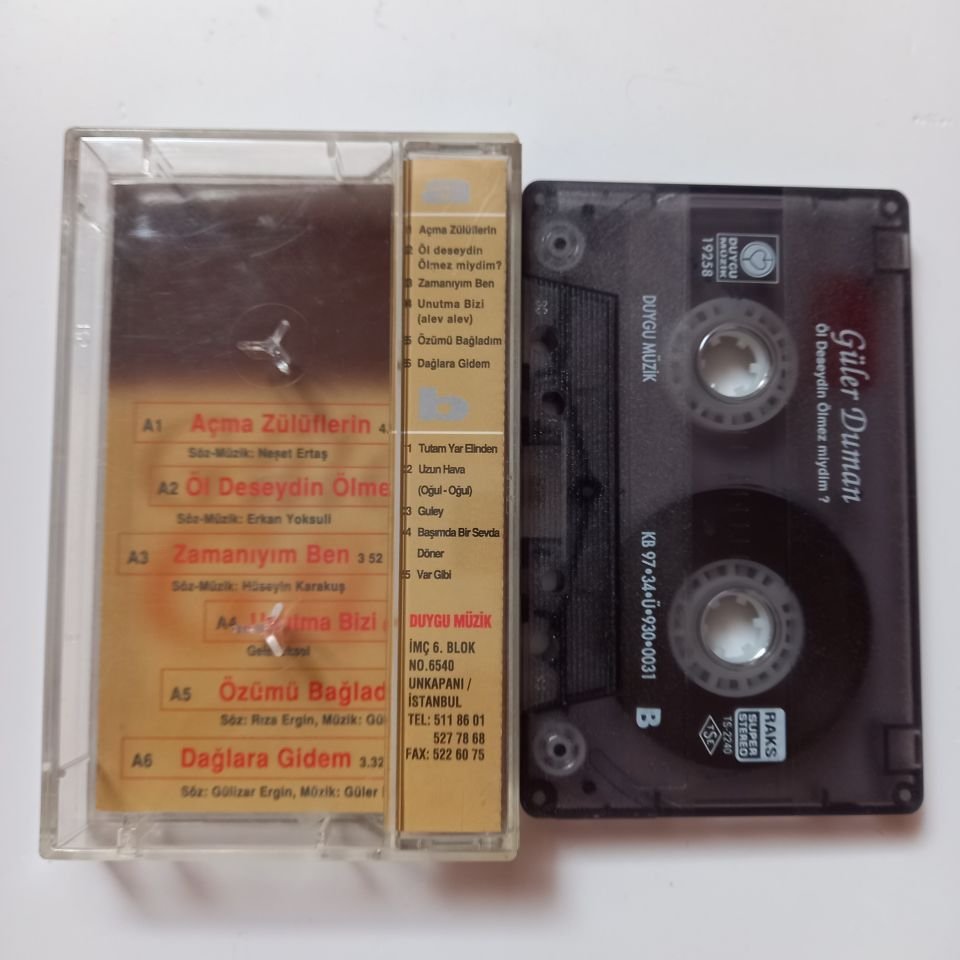 GÜLER DUMAN - ÖL DESEYDİN ÖLMEZ MİYDİM? (1997) - KASET 2.EL