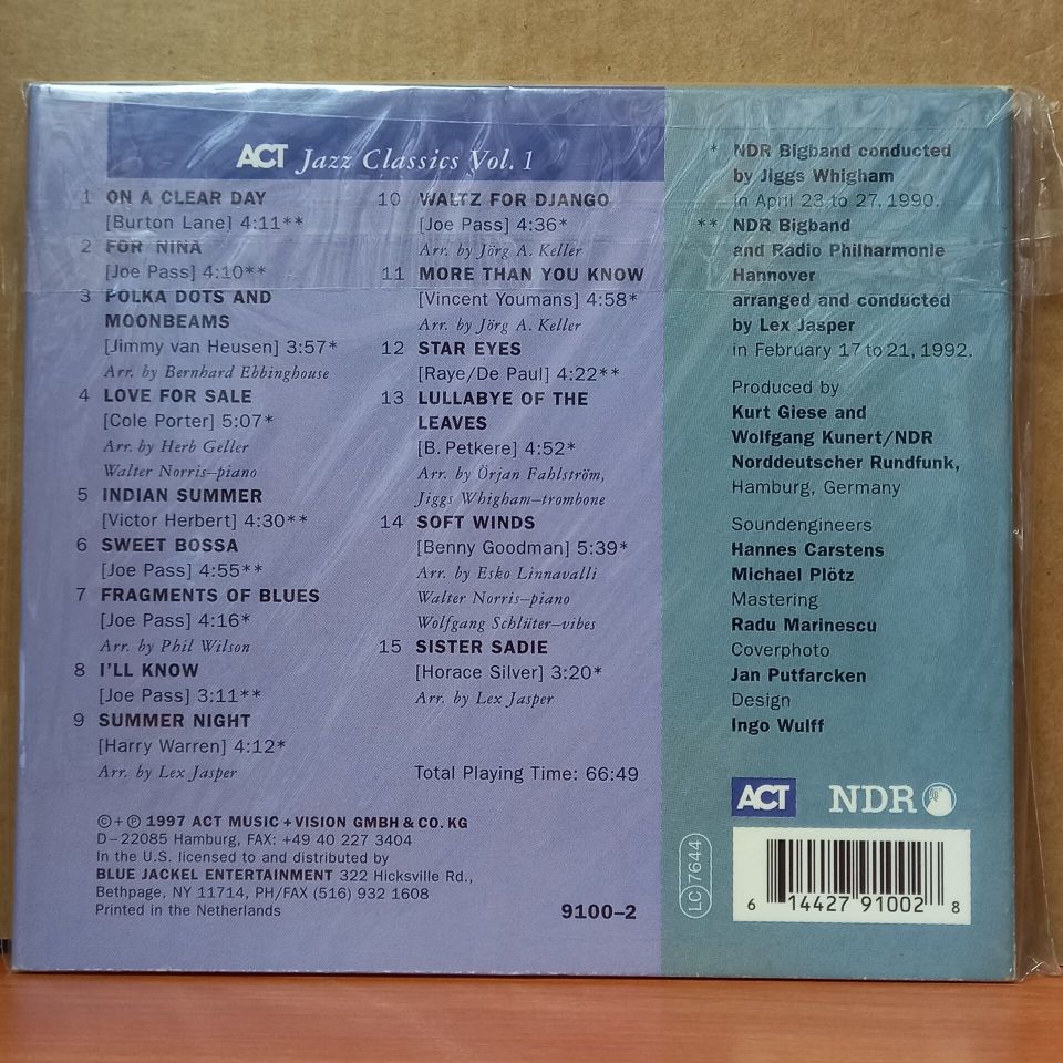 JOE PASS – IN HAMBURG (1997) - CD 2.EL