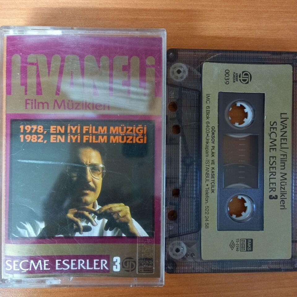 ZÜLFÜ LİVANELİ - FİLM MÜZİKLERİ / SEÇME ESERLER 3 - KASET 2.EL