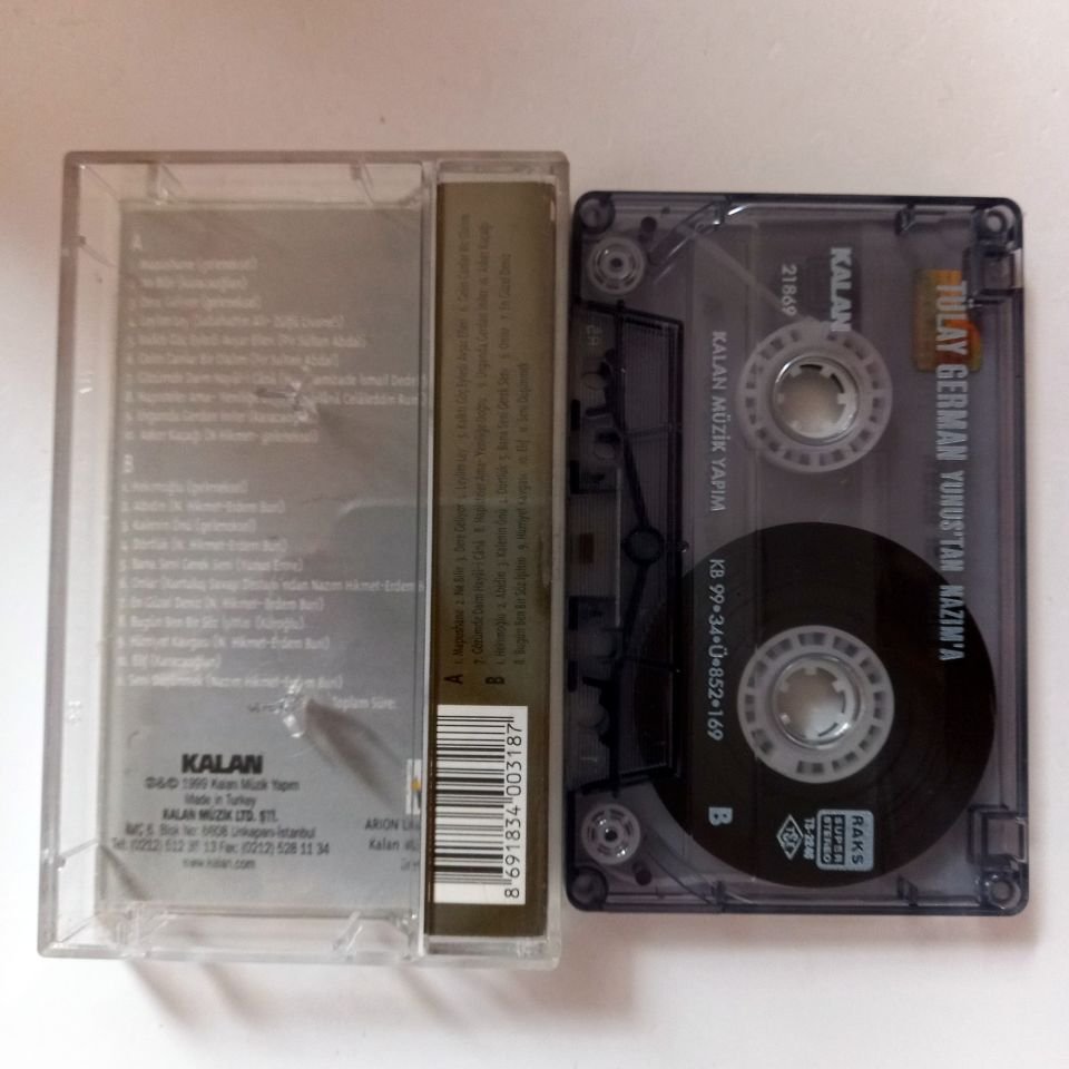 TÜLAY GERMAN - YUNUS'TAN NAZIM'A (1999) - KASET 2.EL