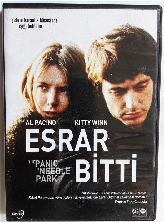 ESRAR BİTTİ - THE PANIC IN NEEDLE PARK - AL PACINO - KITTY WINN - DVD 2.EL