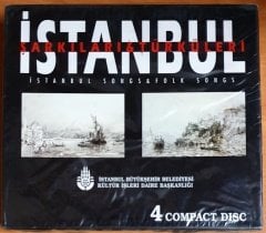 İSTANBUL ŞARKILARI & TÜRKÜLERİ / İSTANBUL SONGS & FOLK SONGS - 4CD İSTANBUL BÜYÜKŞEHİR BELEDİYESİ KÜLTÜR İŞLERİ DAİRE BAŞKANLIĞI SIFIR