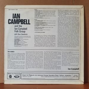 IAN CAMPBELL AND THE IAN CAMPBELL FOLK GROUP WITH DAVE SWARBRICK (1969) - LP 2.EL PLAK