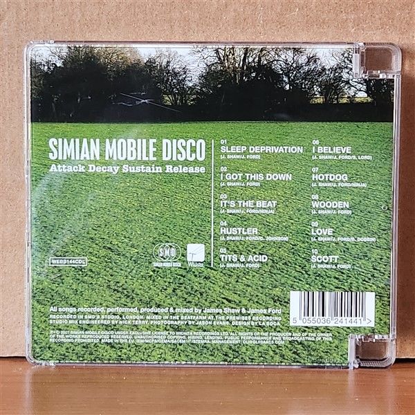 SIMIAN MOBILE DISCO – ATTACK DECAY SUSTAIN RELEASE (2007) - 2CD LIMITED EDITION 2.EL