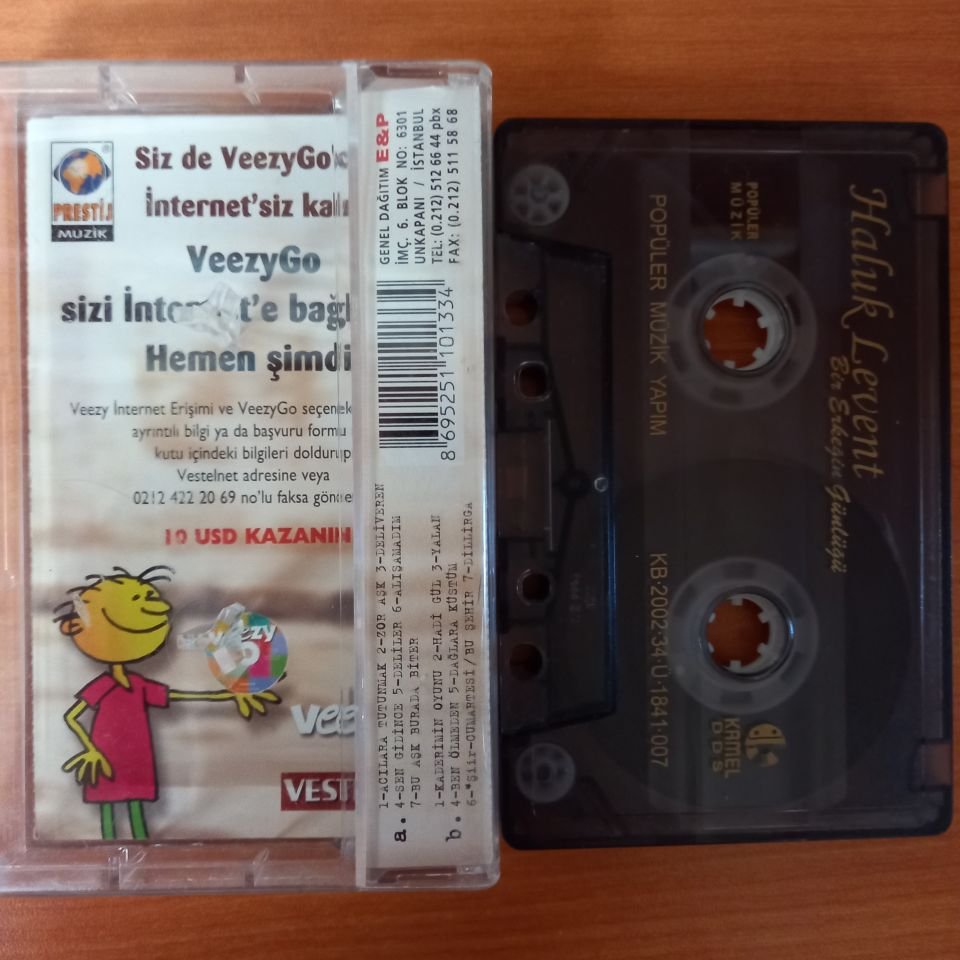 HALUK LEVENT - BİR ERKEĞİN GÜNLÜĞÜ (2002) - KASET 2.EL
