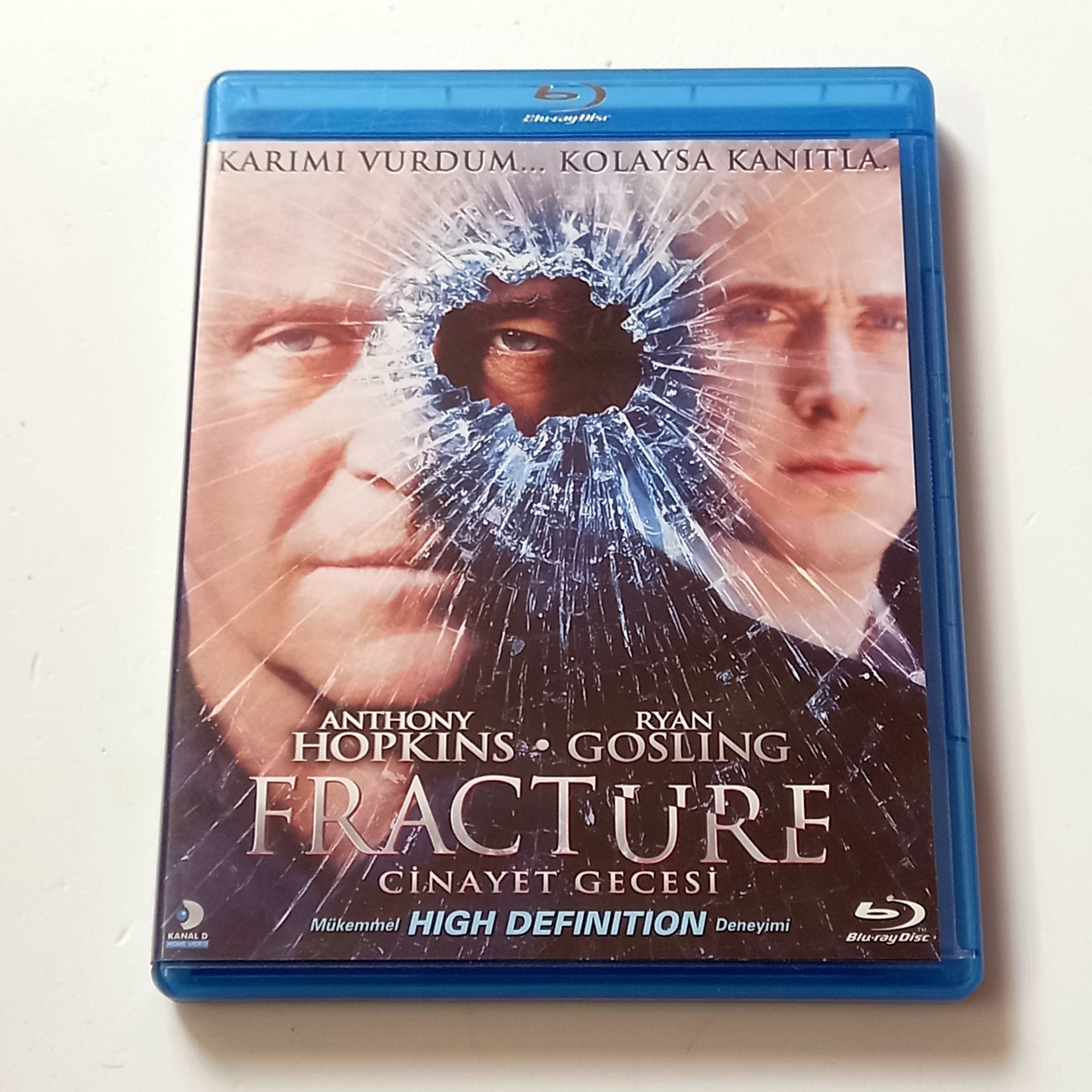 FRACTURE - CİNAYET GECESİ - ANTHONY HOPKINS, RYAN GOSLING, YÖN.: GREGORY HOBLIT - BLU-RAY 2.EL