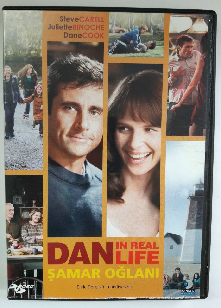 DAN IN REAL LIFE - ŞAMAR OĞLANI - STEVE CARELL - JULIETTE BINOCHE - DANE COOK - DVD 2.EL