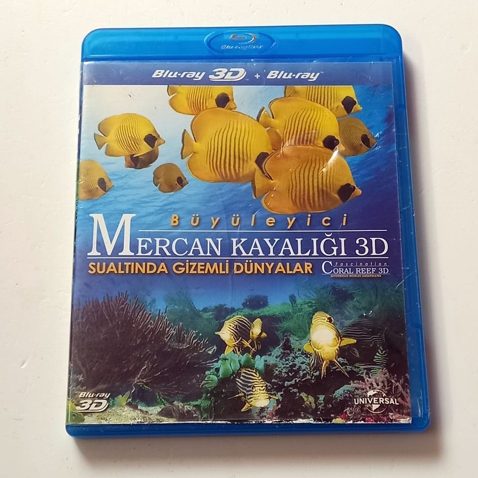BÜYÜLEYİCİ MERCAN KAYALIĞI 3D - FASCINATION CORAL REEF 3D - BELGESEL - BLU-RAY 3D 2.EL