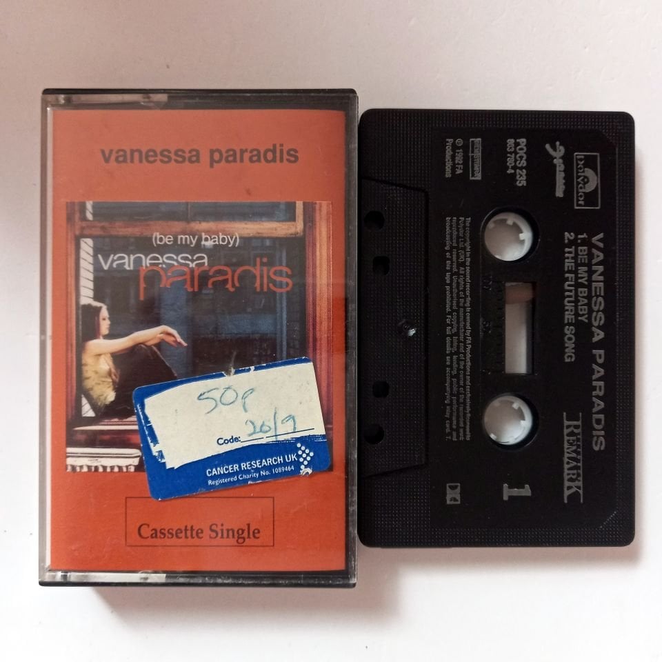 VANESSA PARADIS - BE MY BABY (1992) - KASET SINGLE MADE IN THE UK 2.EL