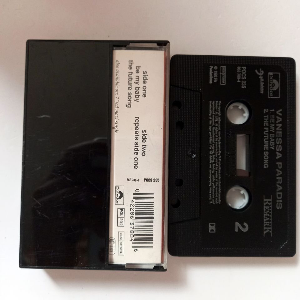 VANESSA PARADIS - BE MY BABY (1992) - KASET SINGLE MADE IN THE UK 2.EL