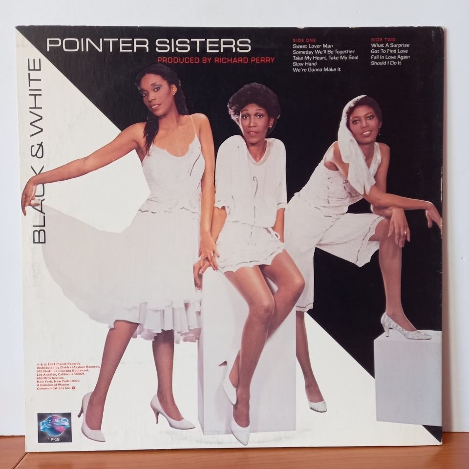 POINTER SISTERS – BLACK & WHITE (1981) - LP 2.EL PLAK