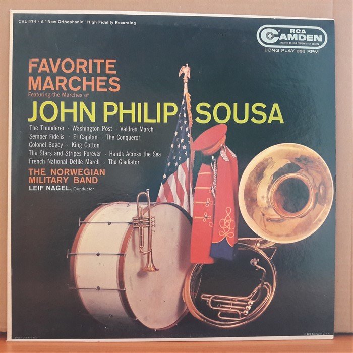 JOHN PHILIP SOUSA - FAVORITE MARCHES - LP 2.EL PLAK
