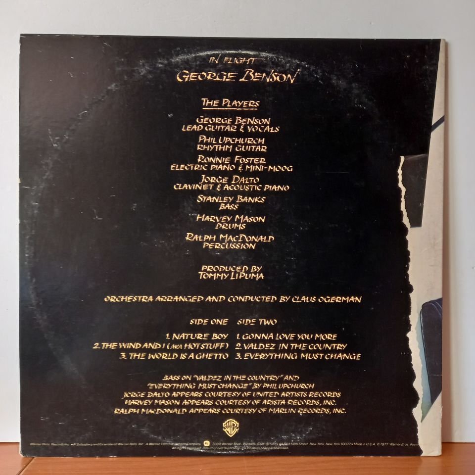 GEORGE BENSON – IN FLIGHT (1977) - LP 2.EL PLAK