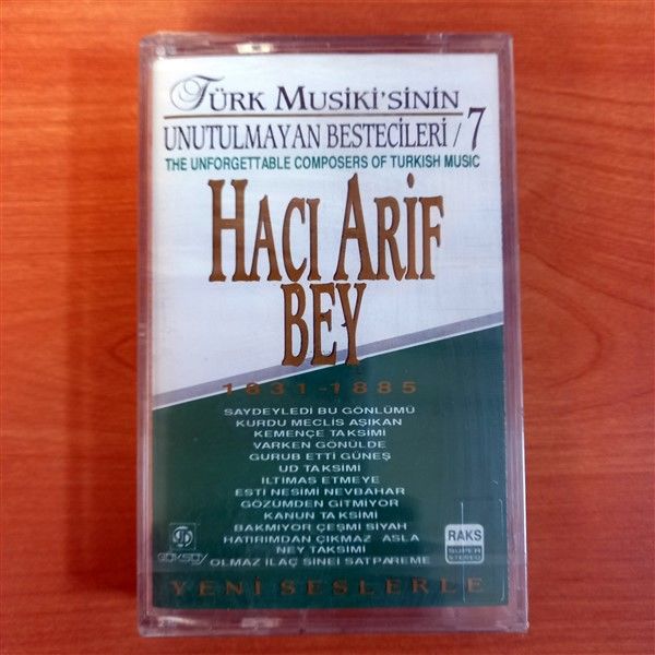 HACI ARİF BEY / UNUTULMAYAN BESTECİLER 7 (1993) - KASET GÖKSOY SIFIR