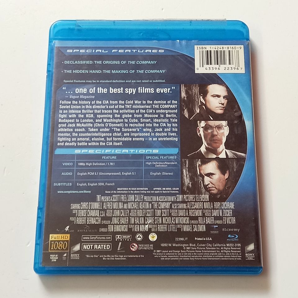 THE COMPANY - CHRIS O\'DONNELL, ALFRED MOLINA, MICHAEL KEATON, YÖN.: MIKAEL SALOMON- BLU-RAY 2 DİSK 2.ELTR ALTYAZI YOKTUR