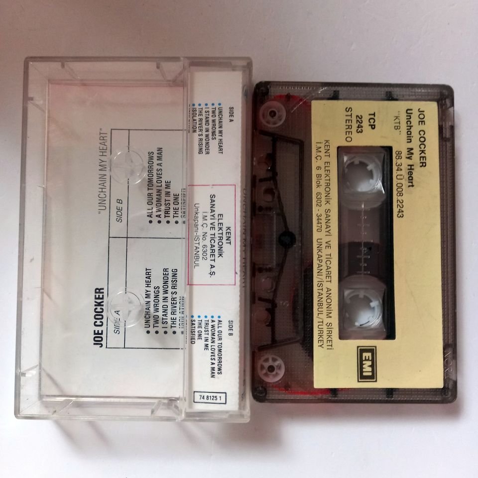 JOE COCKER - UNCHAIN MY HEART (1988) - KASET 2.EL