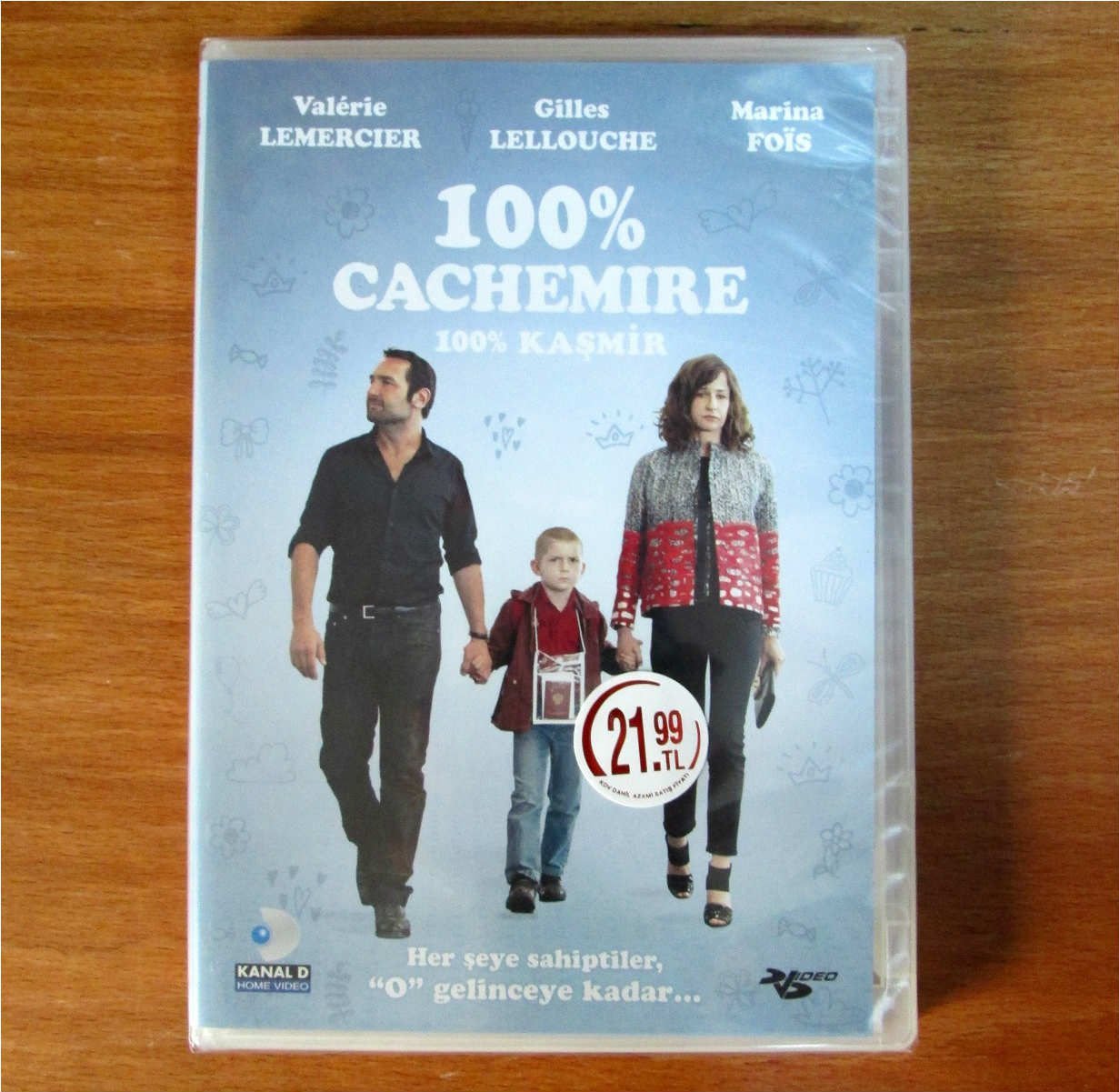 100% KAŞMİR - 100% CACHEMIRE - VALÉRIE LEMERCIER - GILLES LELLOUCHE - MARINA FOÏS - DVD SIFIR