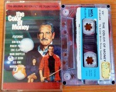 THE COLOR OF MONEY - SOUNDTRACK [DON HENLEY ROBERT PALMER ERIC CLAPTON MARK KNOPFLER B.B. KING]  (1987) MMY CASSETTE MADE IN TURKEY ''USED'' PAPER LABEL