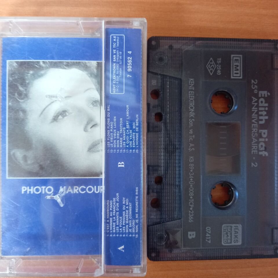 EDITH PIAF - 25E ANNIVERSAIRE 2 (1989) - KASET 2.EL
