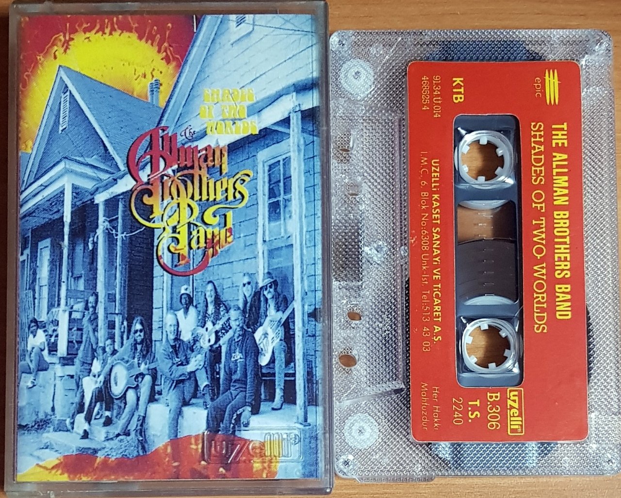 THE ALLMAN BROTHERS BAND - SHADES OF TWO WORLDS (1991) UZELLİ KASET 2.EL