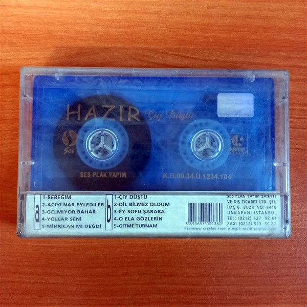 HAZIR - ÇİY DÜŞTÜ (1999) - KASET SES SIFIR