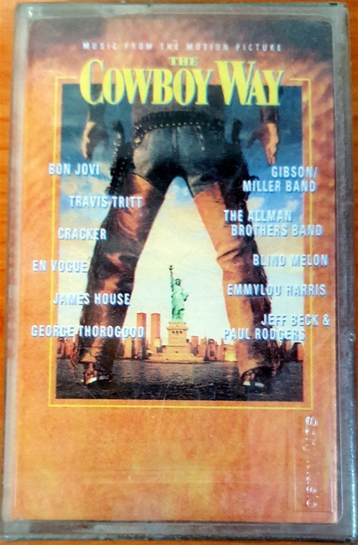 THE COWBOY WAY - SOUNDTRACK [BON JOVI CRACKER EN VOGUE BLIND MELON JEFF BECK] (1994) SONY CASSETTE MADE IN TURKEY ''NEW''