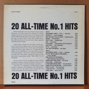 20 ALL-TIME NO.1 HITS / BUSTER BROWN, THE ESSEX, JOEY DEE, THE CHANTELS, JOE JONES, THE CROWS (1965) - LP 2.EL PLAK