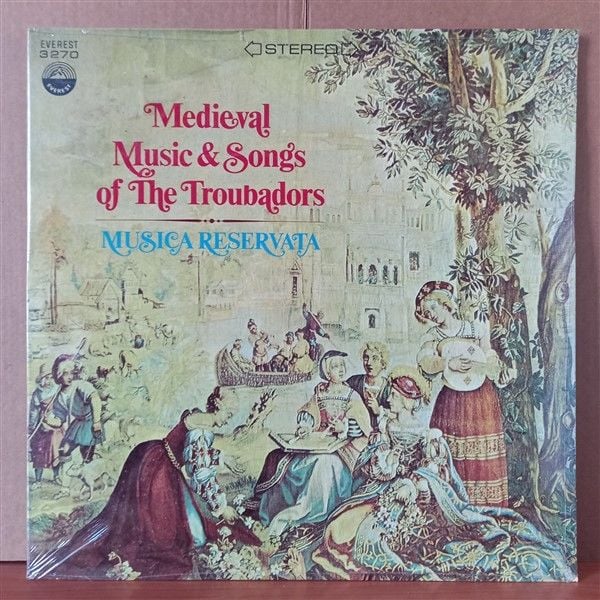 MUSICA RESERVATA – MEDIEVAL MUSIC & SONGS OF THE TROUBADORS (1968) - LP DÖNEM BASKISI SIFIR PLAK