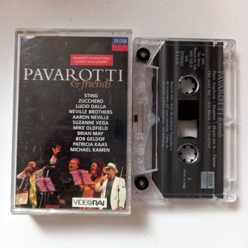 LUCIANO PAVAROTTI - PAVAROTTI & FRIENDS (1992) - KASET MADE IN ITALY 2.EL