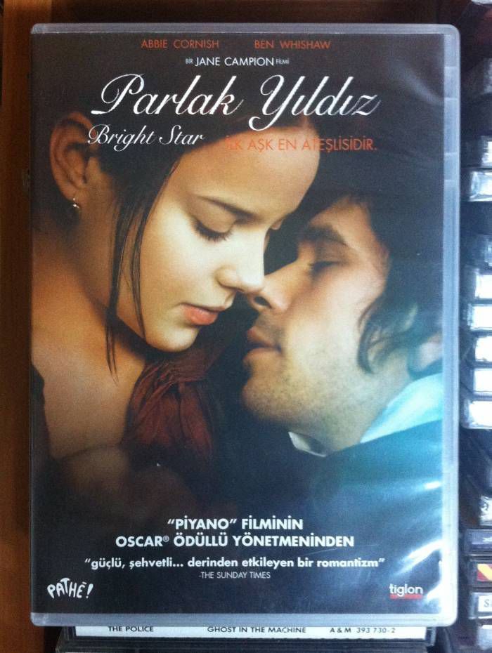 PARLAK YILDIZ - BRIGHT STAR - ABBIE CORNISH - BEN WHISHAW - JANE CAMPION - DVD 2.EL