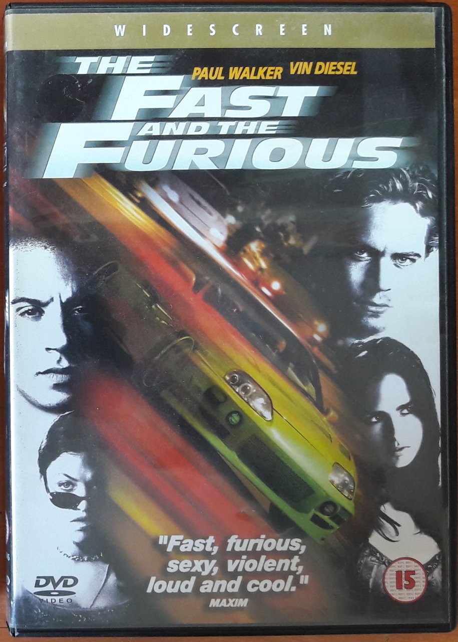 THE FAST AND THE FURIOUS - VIN DIESEL - DVD 2.EL TR ALTYAZI YOKTUR