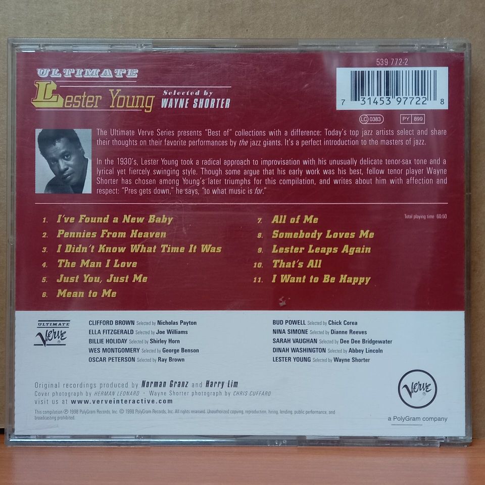 LESTER YOUNG – THE ULTIMATE LESTER YOUNG (1998) - CD 2.EL