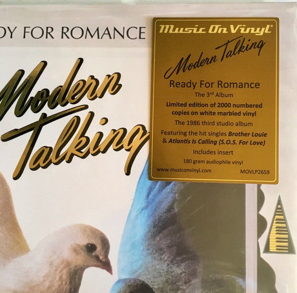 MODERN TALKING -READY FOR ROMANCE / 3RD ALBUM (1986) - LP 180GR 2023 WHITE MARBLED COLOURED EDITION SIFIR PLAK