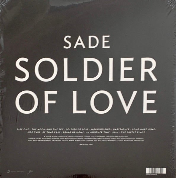 SADE - SOLDIER OF LOVE (2010) - LP 180GR 2024 EDITION SIFIR PLAK