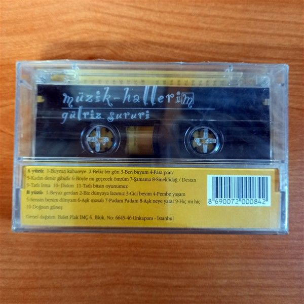 GÜLRİZ SURURİ - MÜZİK HALLERİM - KASET MUZIKOTEK SIFIR