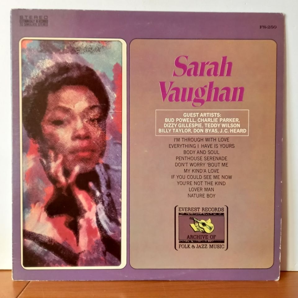 SARAH VAUGHAN – SARAH VAUGHAN (1980) - LP 2.EL PLAK