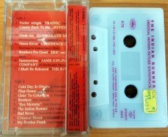 THE INDIAN RUNNER - SOUNDTRACK JACK NITZSCHE DAVID LINDLEY (1991) KENT CASSETTE MADE IN TURKEY ''USED''