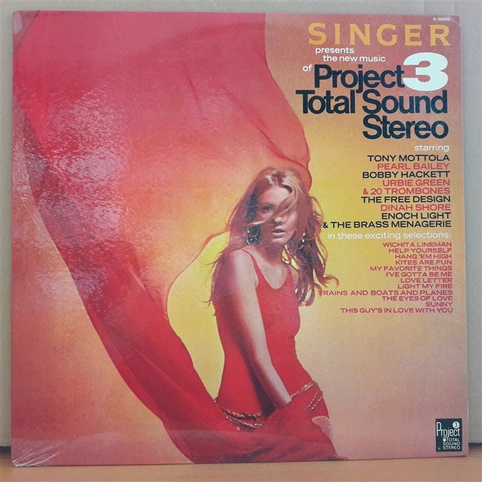SINGER PROJECT 3 - TOTAL SOUND STEREO (1969) - LP 2.EL PLAK